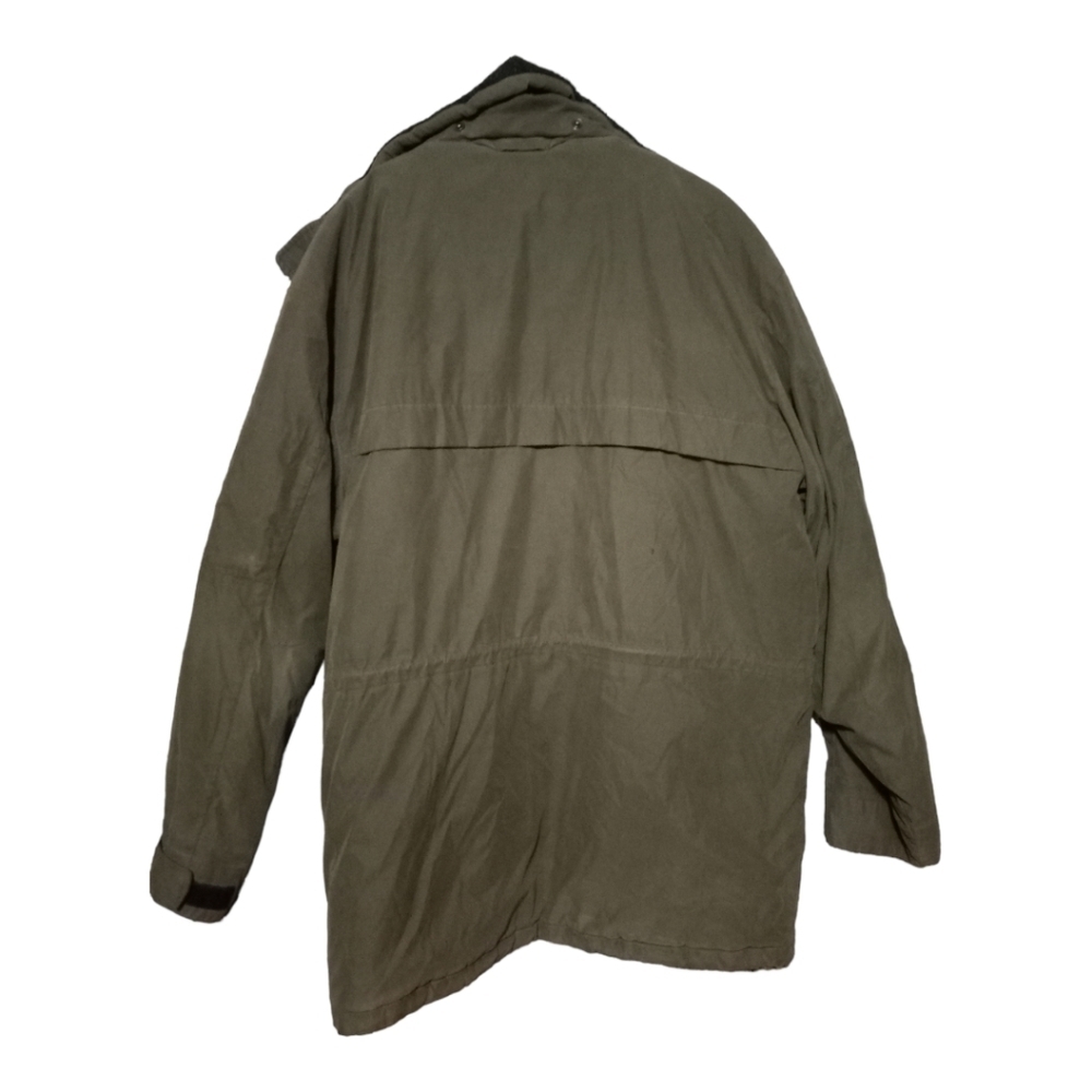 Men’s Jacket Mid Length Size Large olive color in Excellent Used Conditi… - Picture 8 of 13